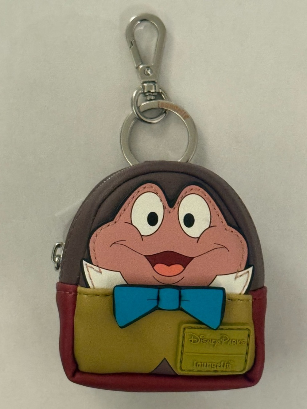 New Loungefly Mr. Toad Backpack Keychain Character Bag Charm
